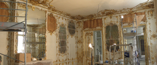 peinture murale pour l'atelier arcoa, fresque, décoration atelier Paris